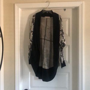 Black and white Jolt Sweater